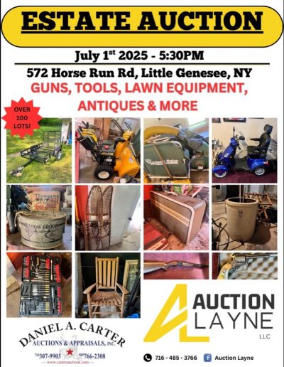Dan Carter Auctions July 2025 Auction Item 12